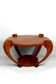 Pedestal Table, Solid Teak Coffee Table, Art Deco Colonial, c. 1930