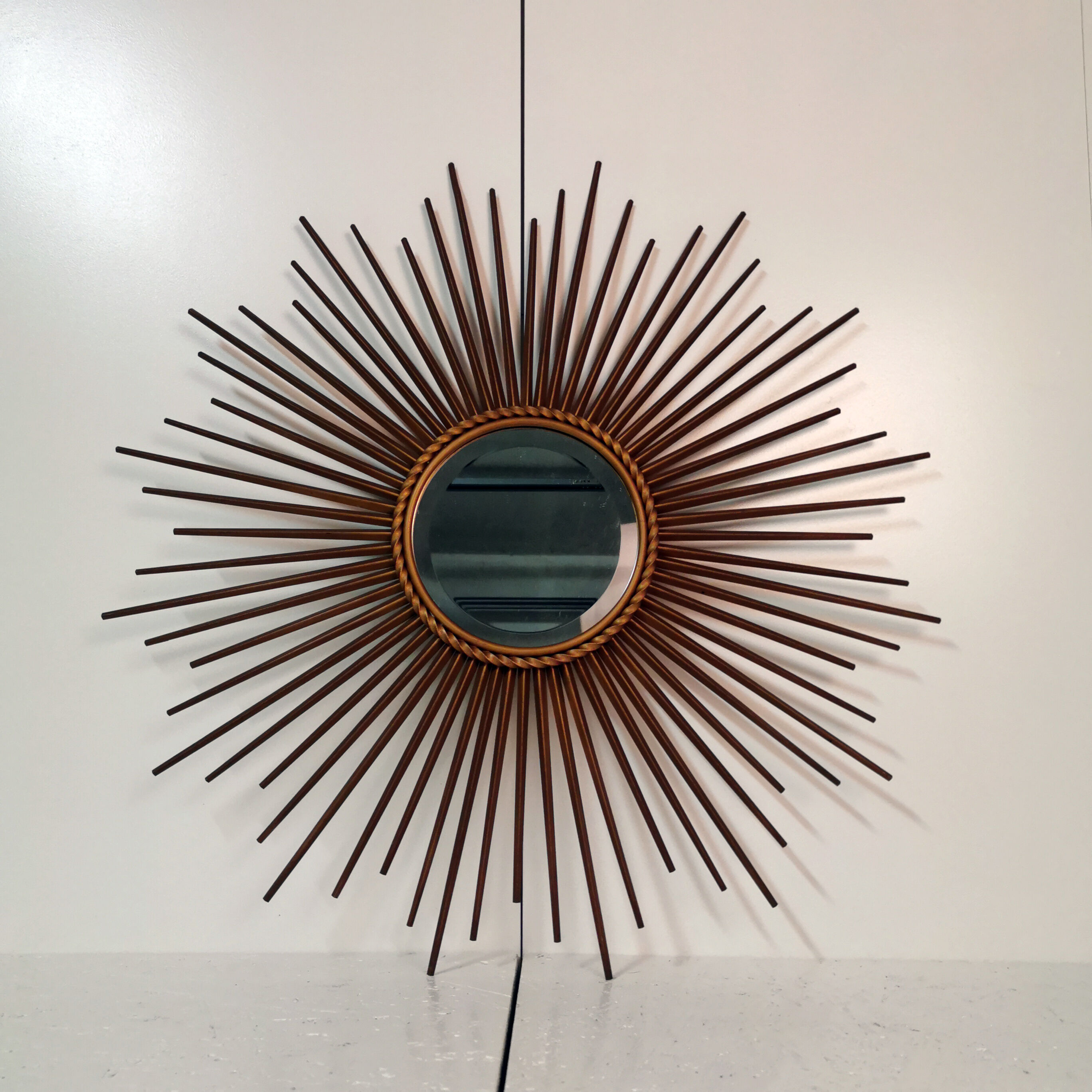 "Sun" Mirror by Chaty Vallauris 1950 71cm