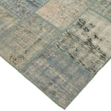 Handmade turkish overdyed 175 cm x 242 cm