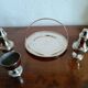 Silver-plated boiled egg set