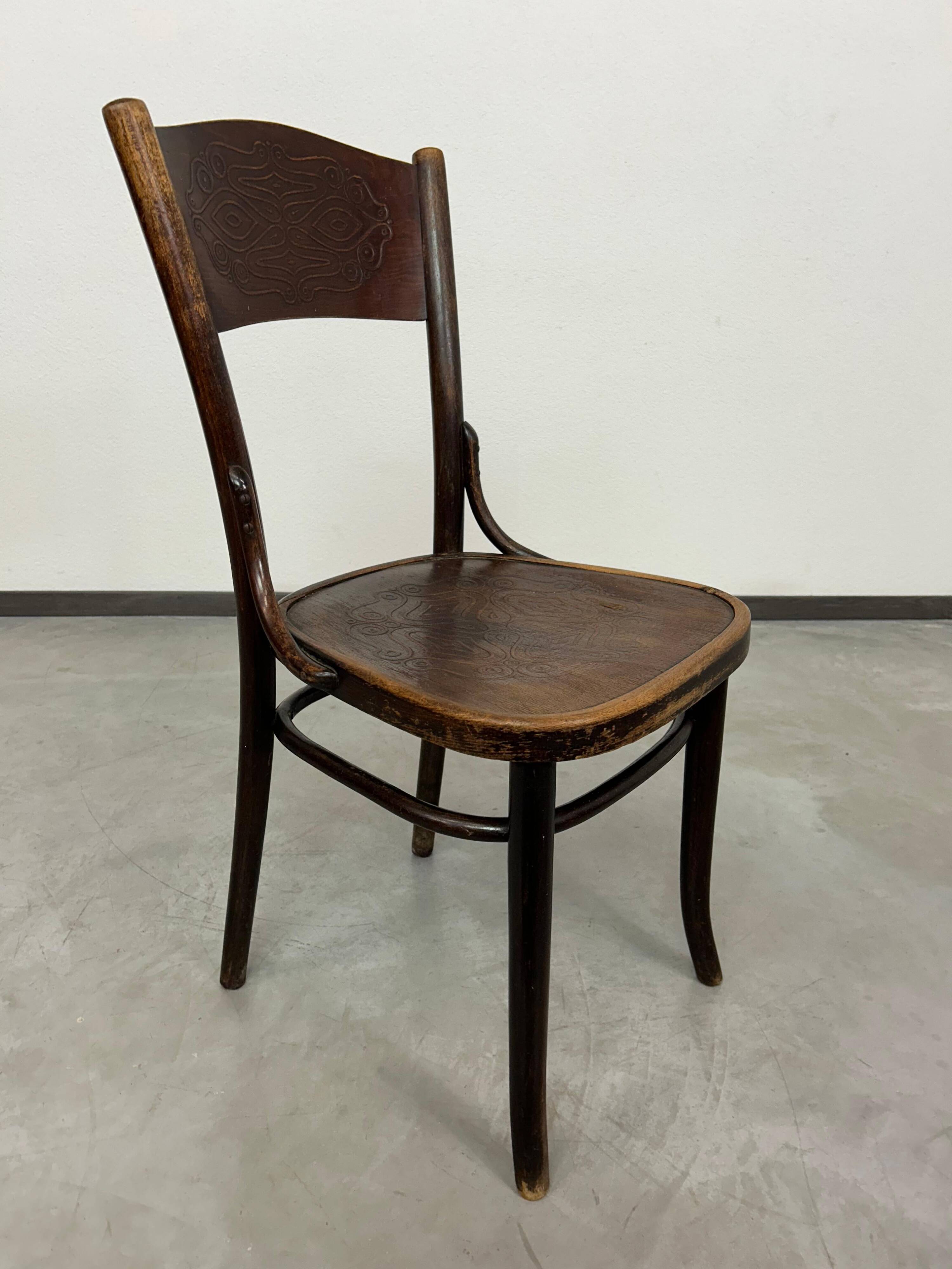 Ensemble de 3 chaises de salle à manger par J&J Kohn