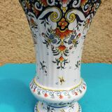 Vase faïence Rouen