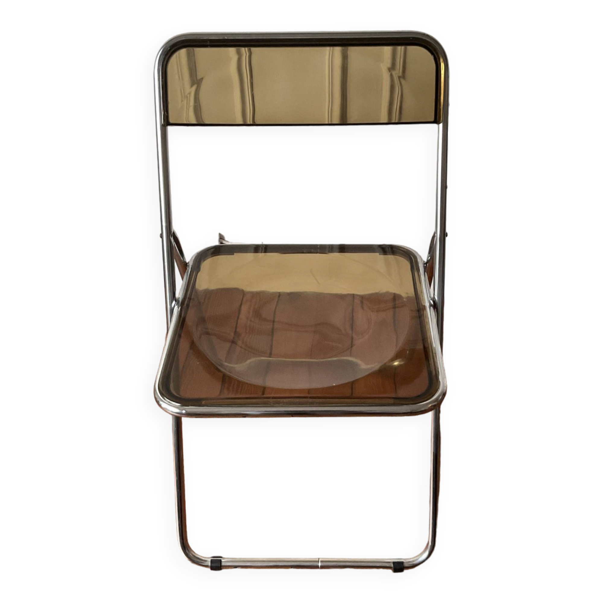 Plexiglass folding chair