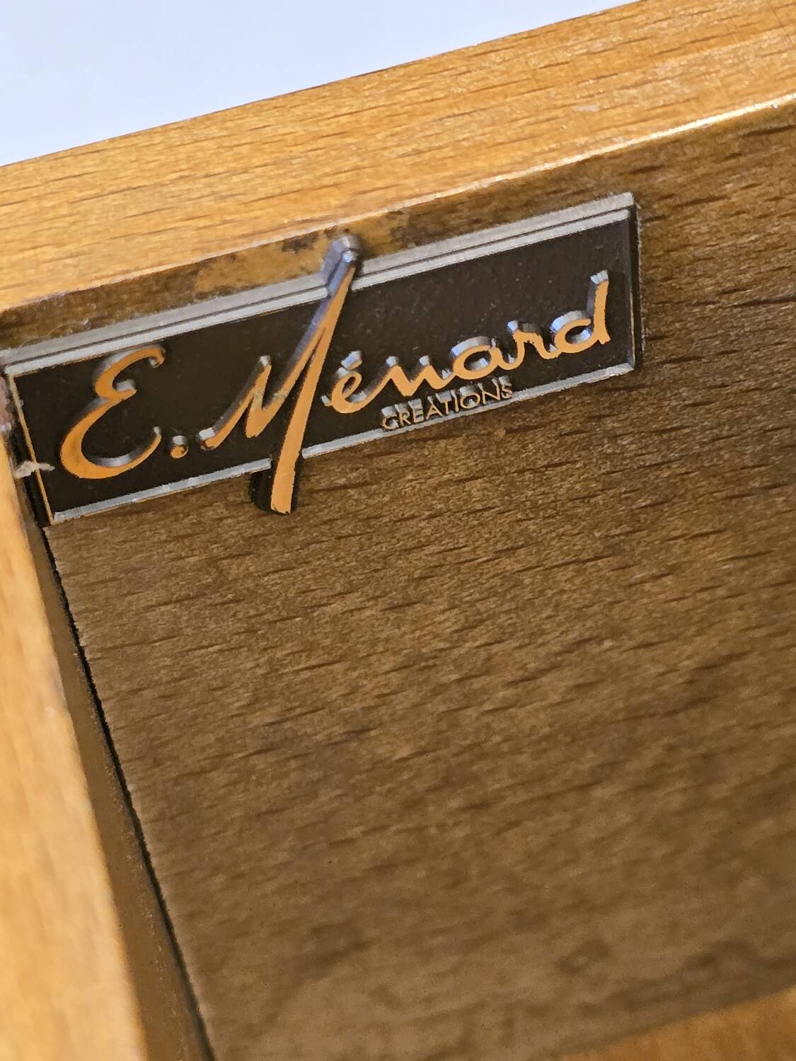 Small Parisian cherry wood buffet cabinet