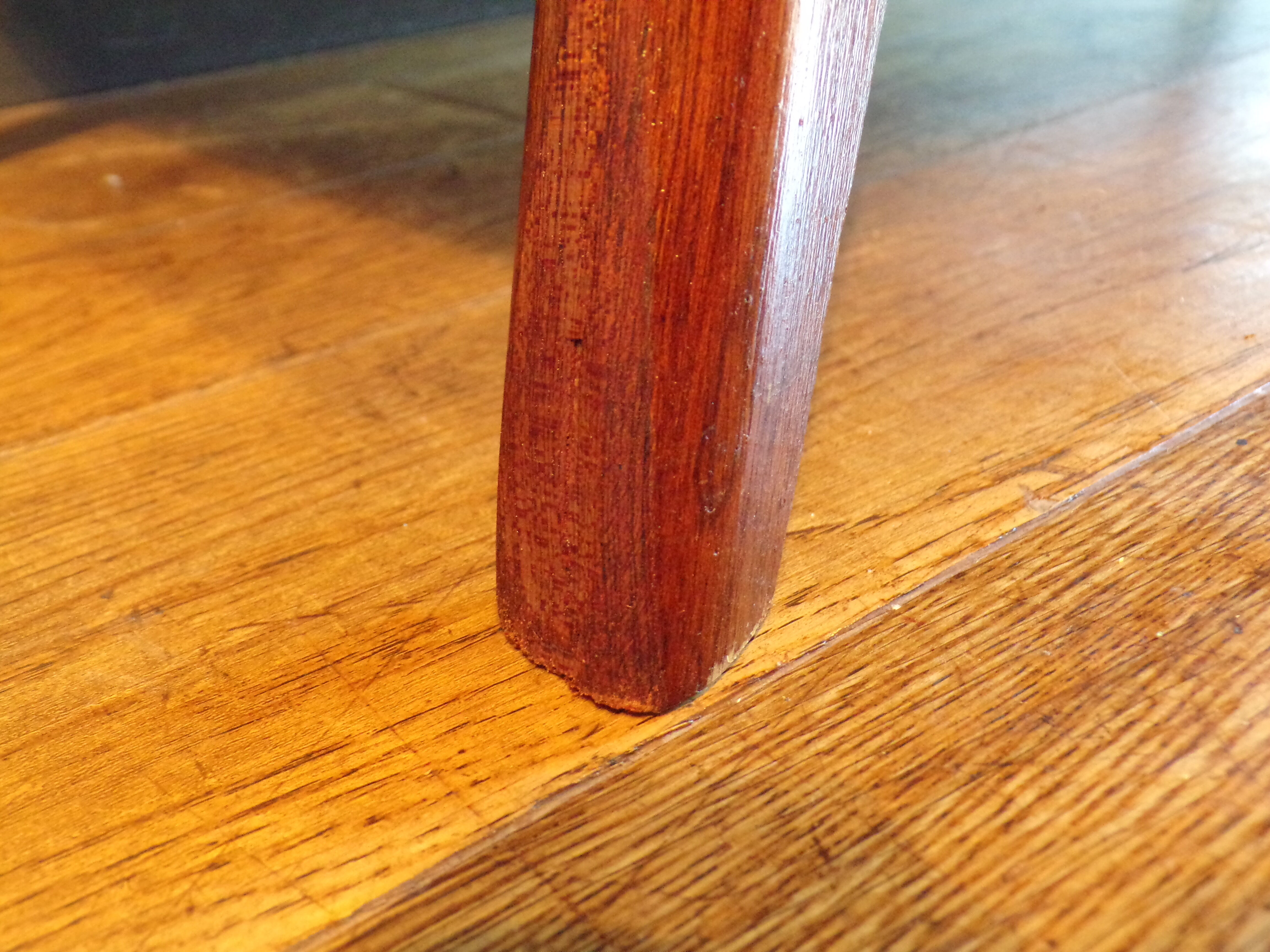 Vintage secretary in varnished teak