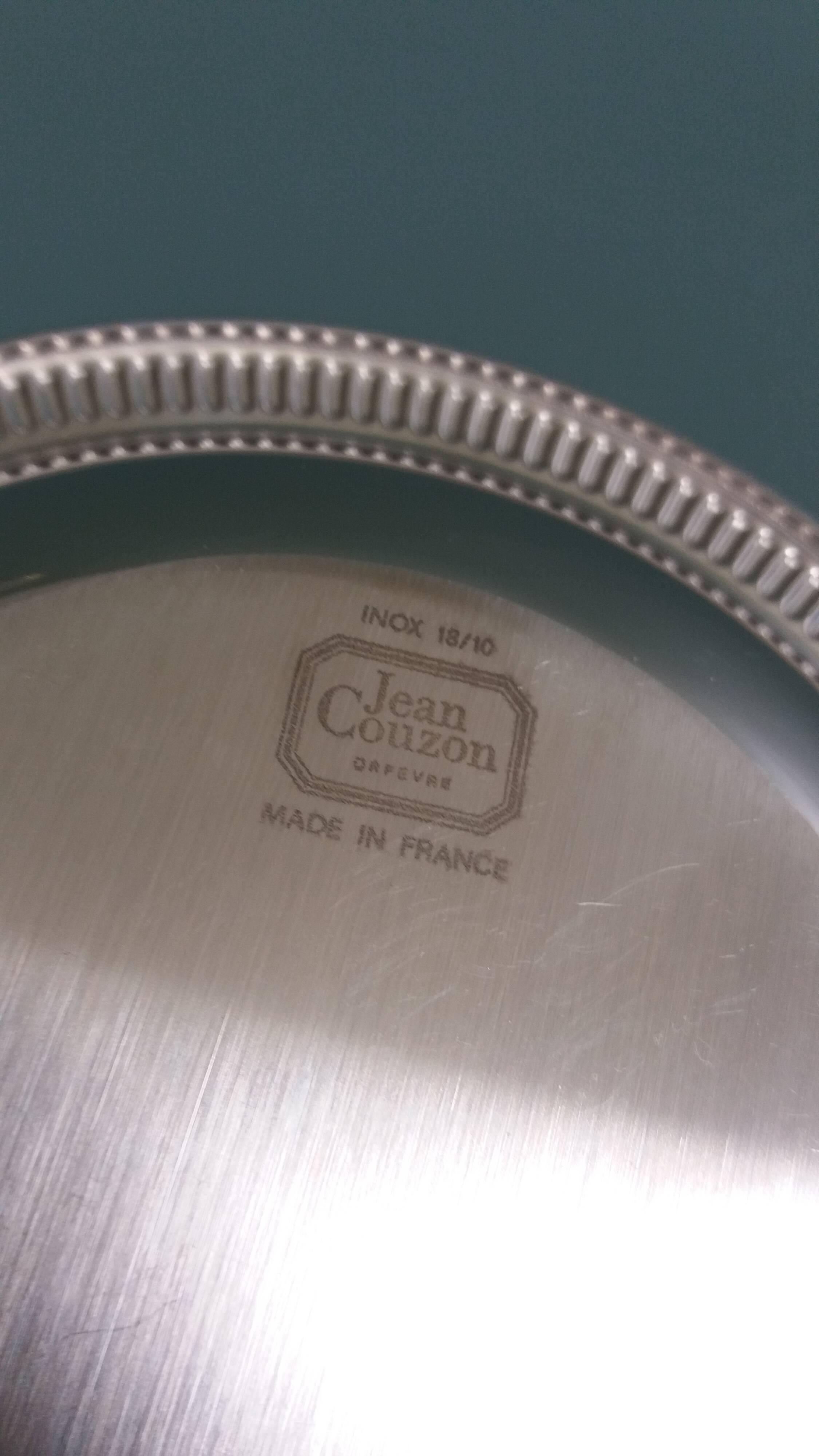 Jean Couzon stainless steel 18/10 bowl, President model.