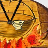 Cheese board with cauldron decoration, Vallauris