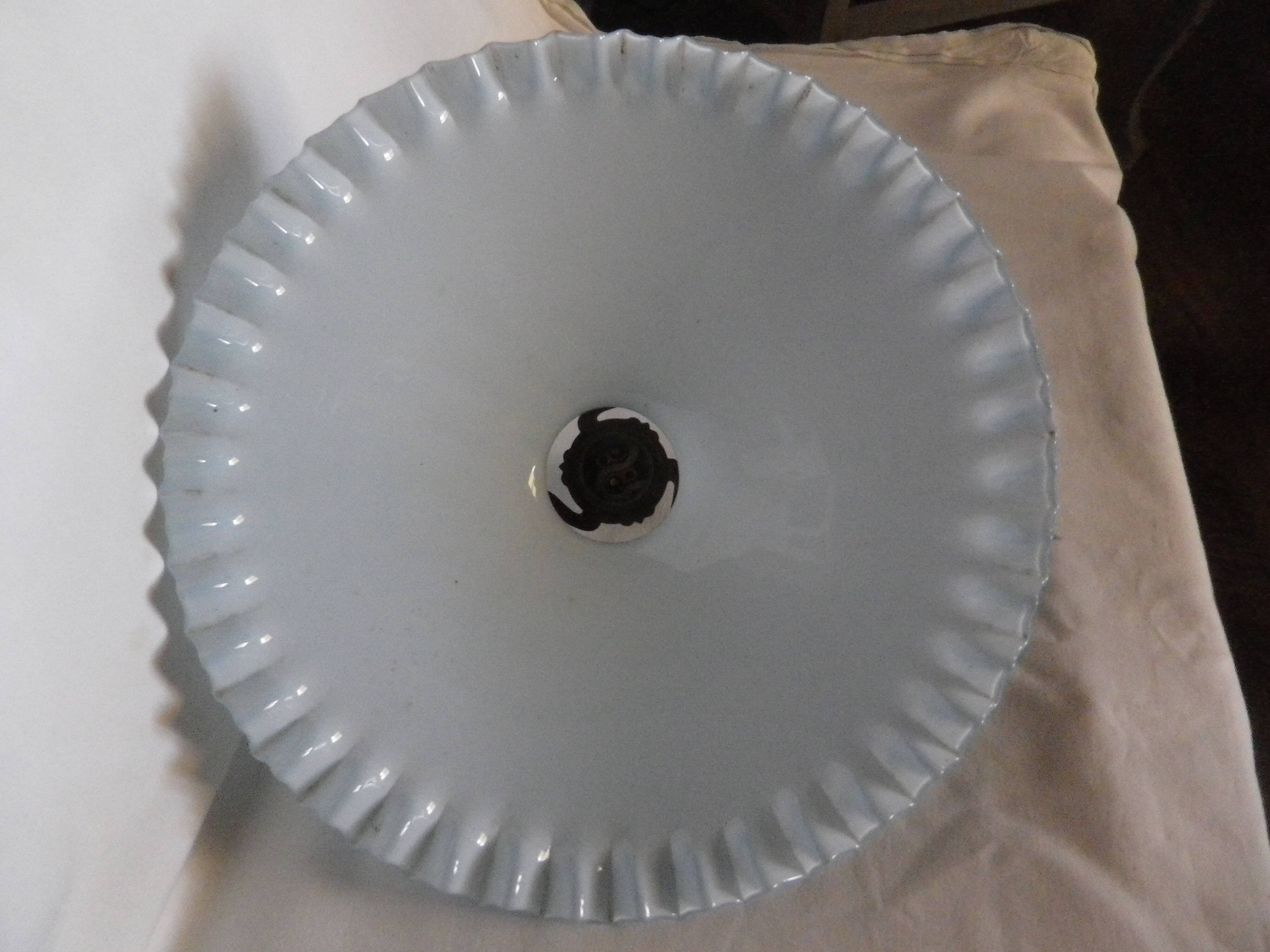 blue serrated opaline