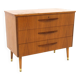 Scandinavian teak commode, Bröderna Gustavssons, Markaryd, Sweden, 1960.