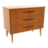 Commode scandinave en teck, Bröderna Gustavssons, Markaryd, Suède, 1960