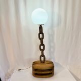 Brutalist “unique piece” floor lamp, 1950s