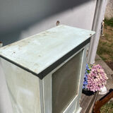 Handcrafted 1940 wooden medicine cabinet