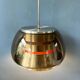 Suspension Space Age vintage 1970s in smoked glass