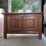 Small varnished wooden buffet