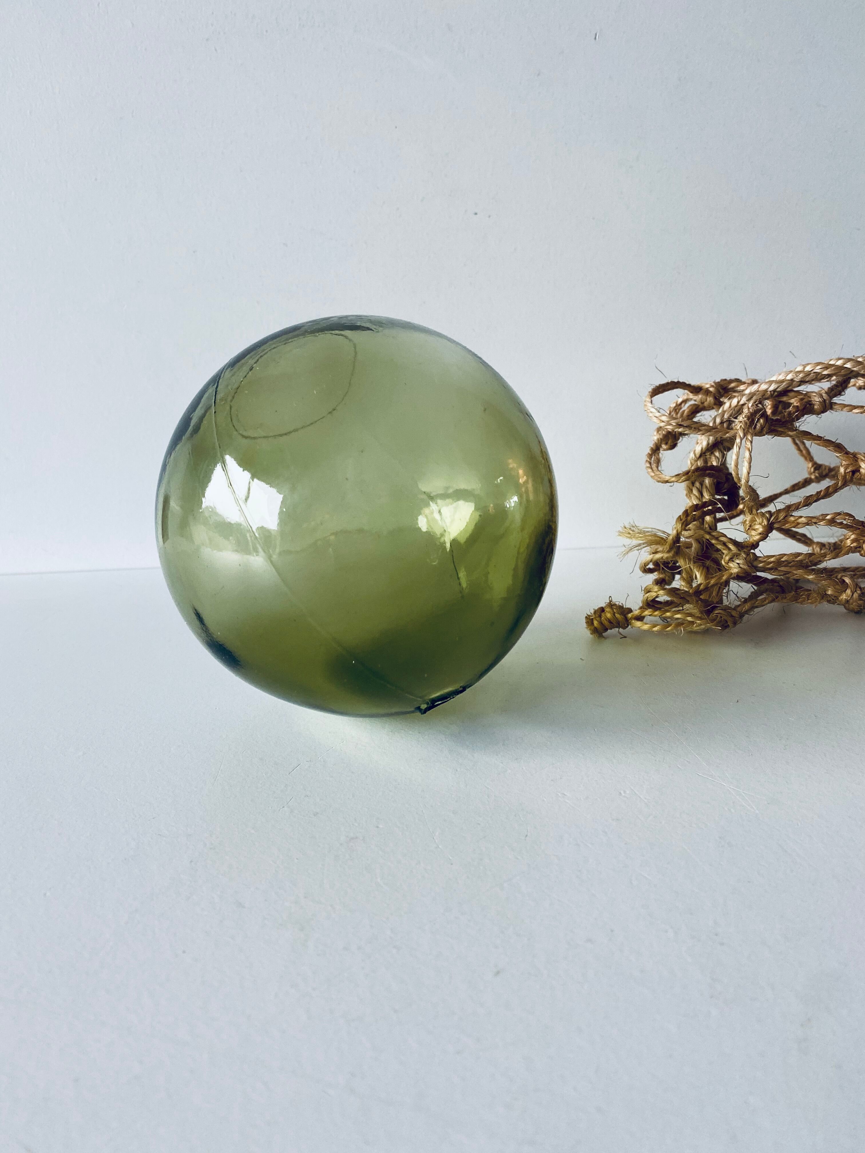 Old glass fishing float