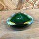 Cendrier Sommerso en verre de Murano en forme de diamant de Flavio Poli pour Seguso