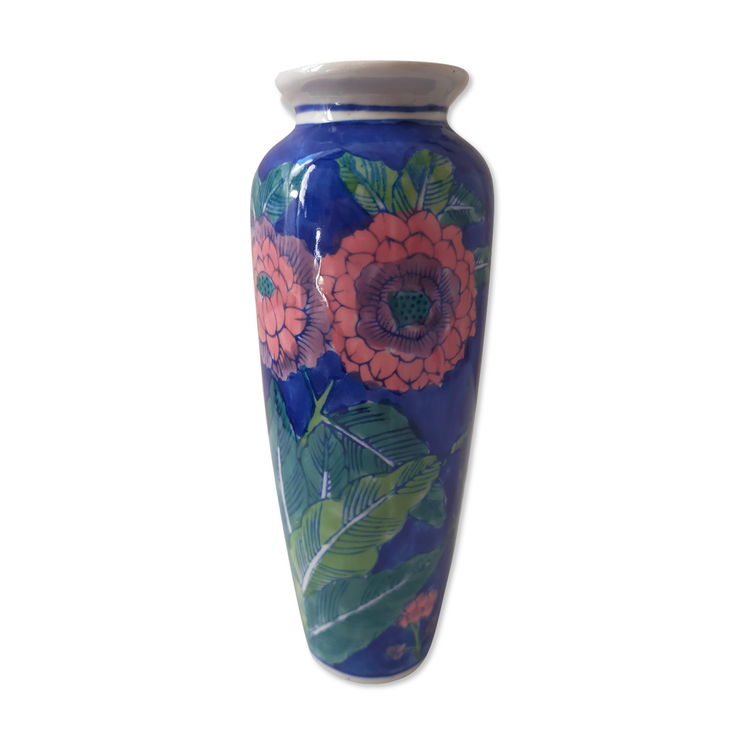 Japanese vase in bloom