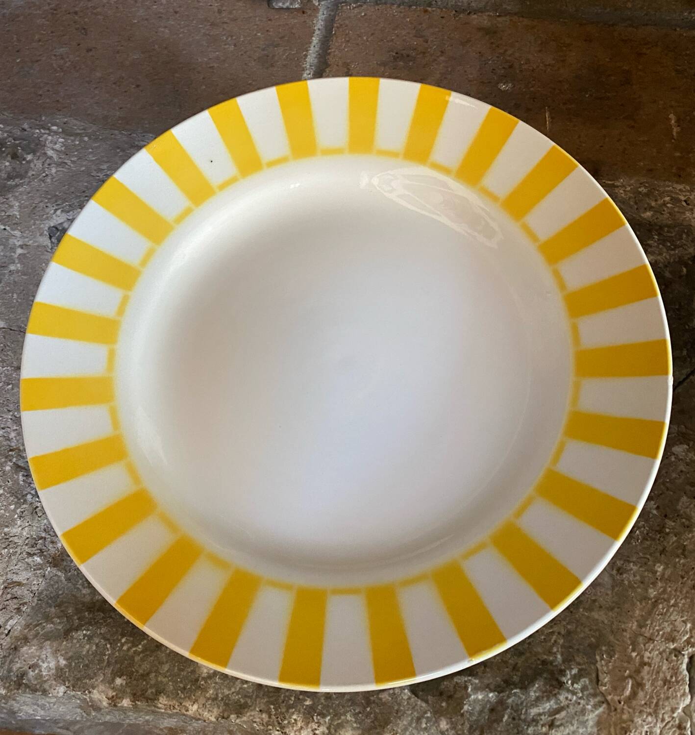 Set of 4 old Digoin flat plates