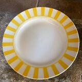 Set of 4 old Digoin flat plates