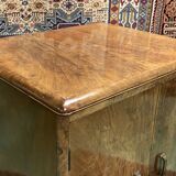 English art deco walnut buffet - 1930s