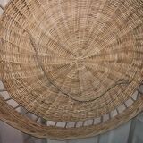 Rattan mirror