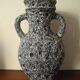 old ceramic vase Monnetier retro decor fat lava vintage design vase 60s