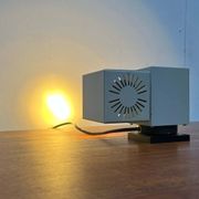 Mid-century minimalist cube wall table lamp 6015 by Kaiser, 1960