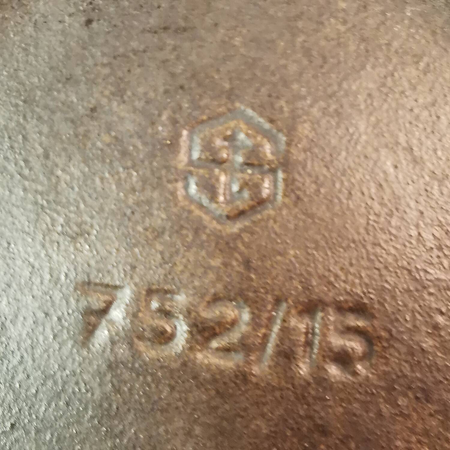 Vintage signed and numbered stoneware vase