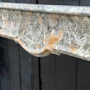 Regency fireplace in grey Ardennes marble, 18th century