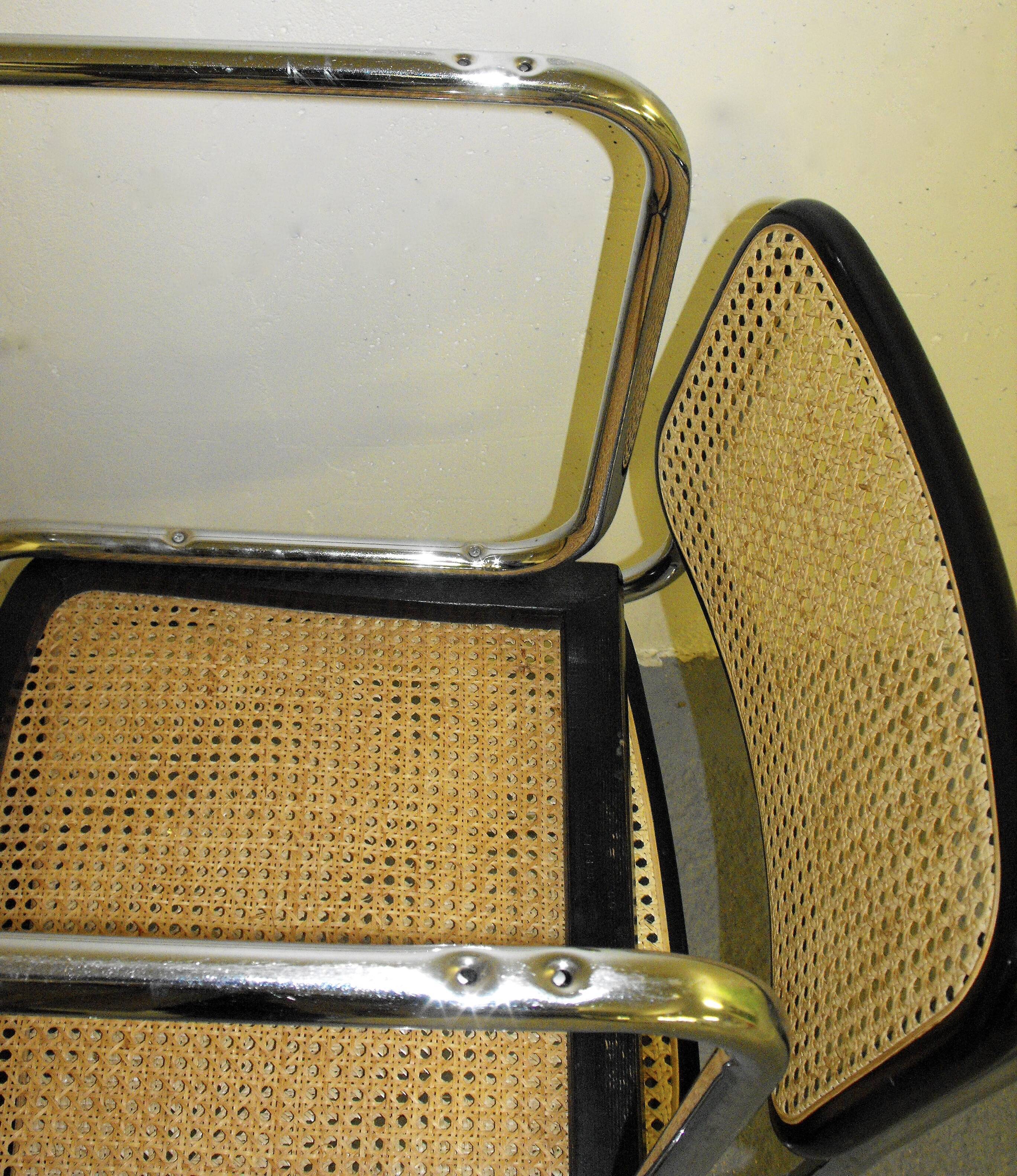 Set of 3 chairs B32 by Marcel Breuer