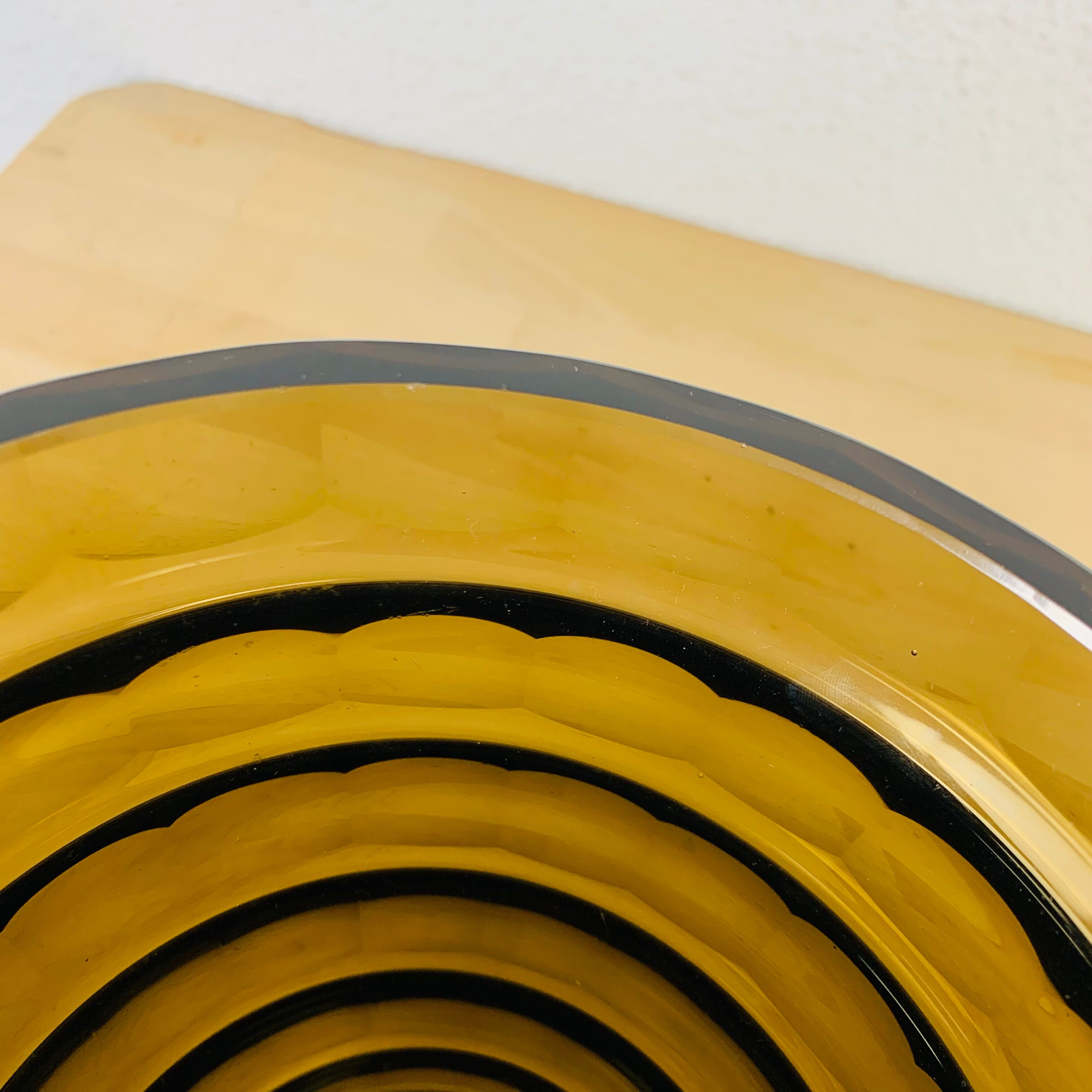 Daum Nancy Art Deco vase 1930 Lorraine cross smoked glass