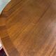 Oval GPlan table in mahogany from the 1970s with a butterfly extension.