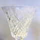 6 Cut crystal wine glasses
