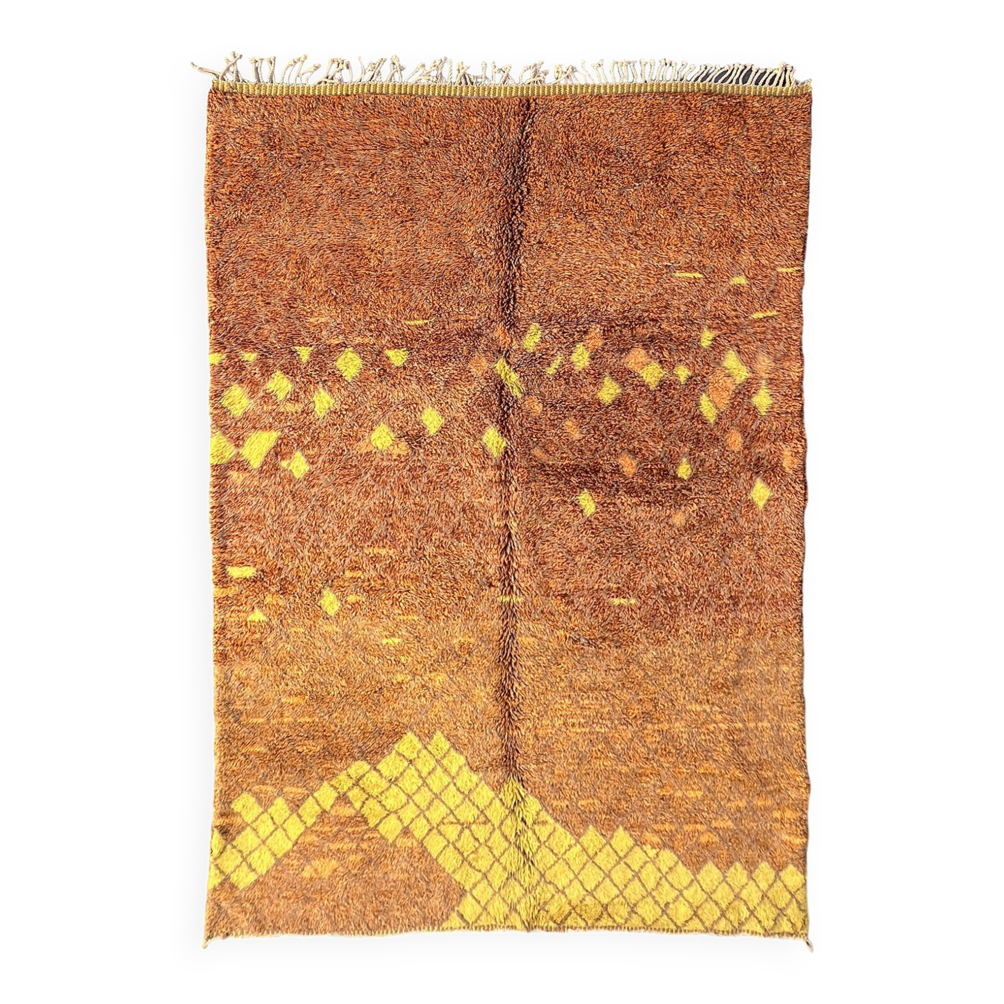 Moroccan rug Beni M'Rirt orange - 316 x 211 cm