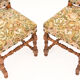 10 chaises de style Louis XIII
