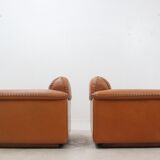 De Sede "DS 101" leather armchairs 1970s