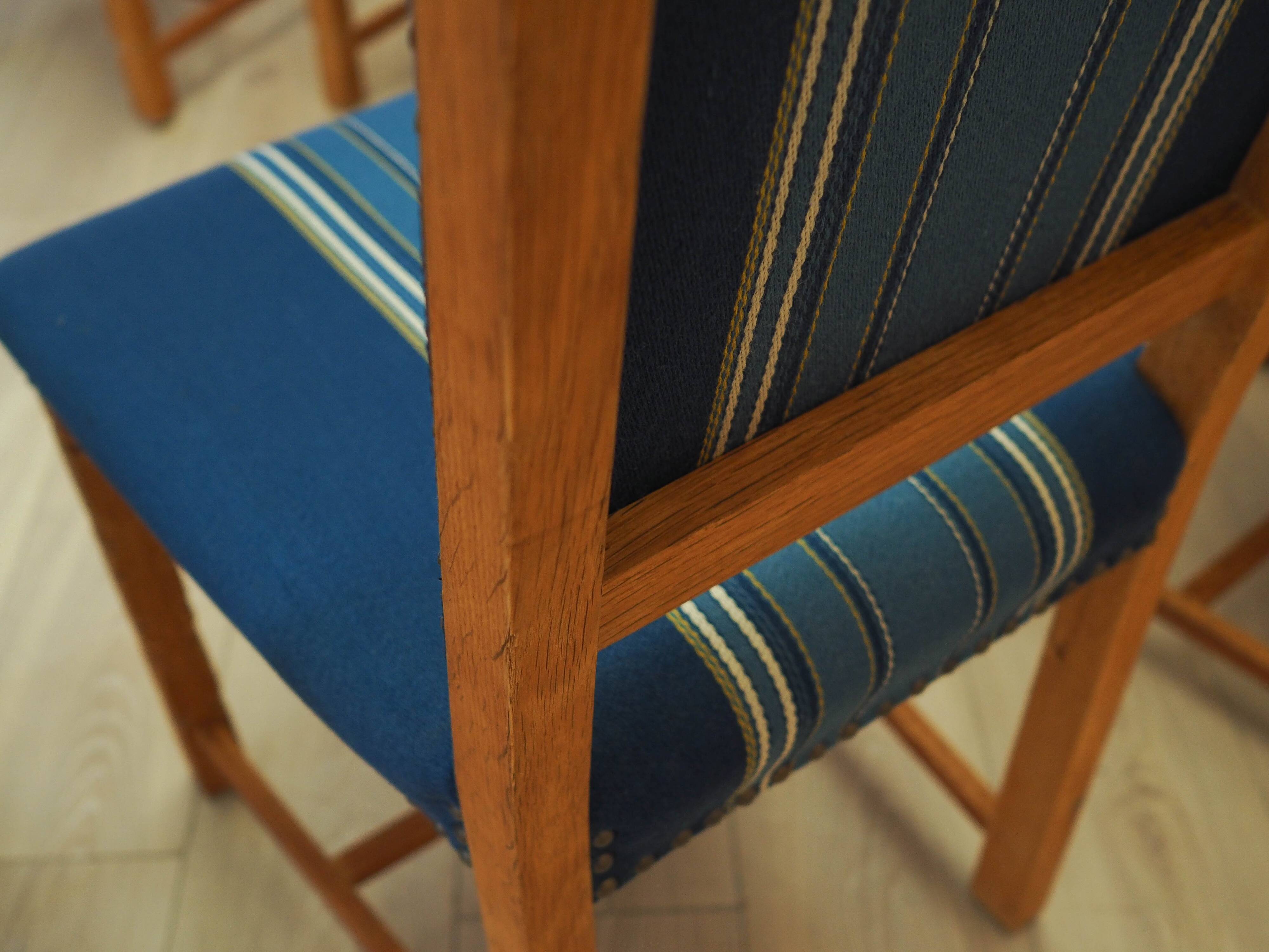 Set of six oak chairs, Danish design, 1960s, designer: Henning Kjærnulf