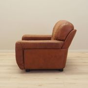 Fauteuil marron, design italien, années 1970, production : Italie