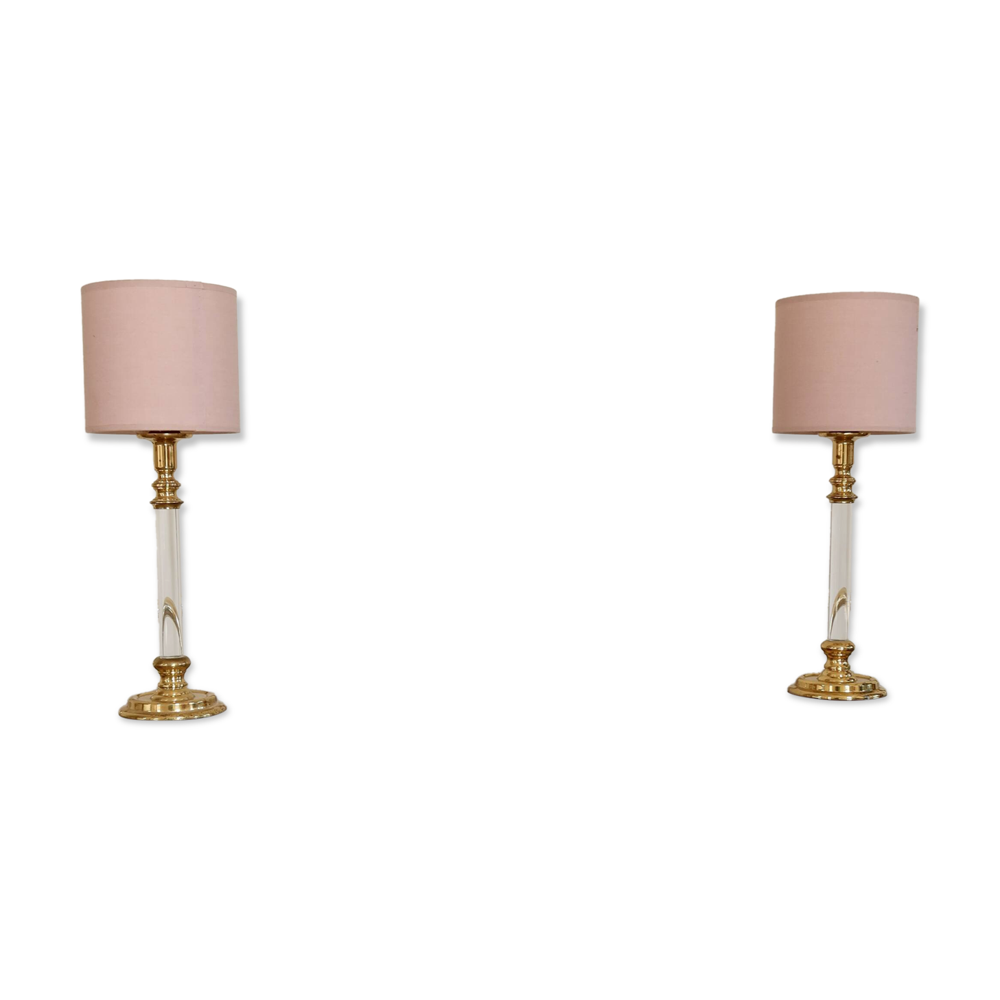 Pair of vintage bedside lamps - Art Deco style