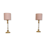 Pair of vintage bedside lamps - Art Deco style