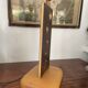 Vintage wood and metal lamp 47cm