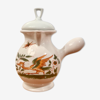 Milk jar decorated with Moustiers
