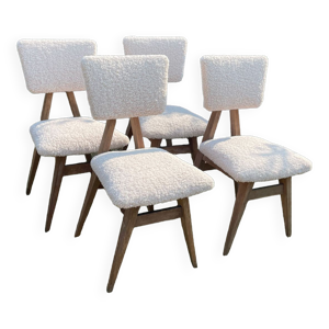 set de 4 chaises minimalistes