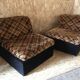 Paire de chauffeuses vintage pop 1970-1980