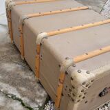 Old suitcase travel trunk early 1900s