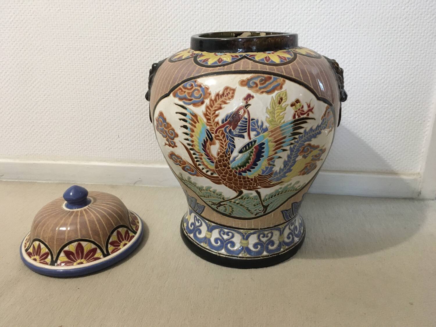 Vase décoratif ethnique