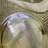 Coupe Art déco en verre jaune