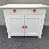 Moulded white sideboard