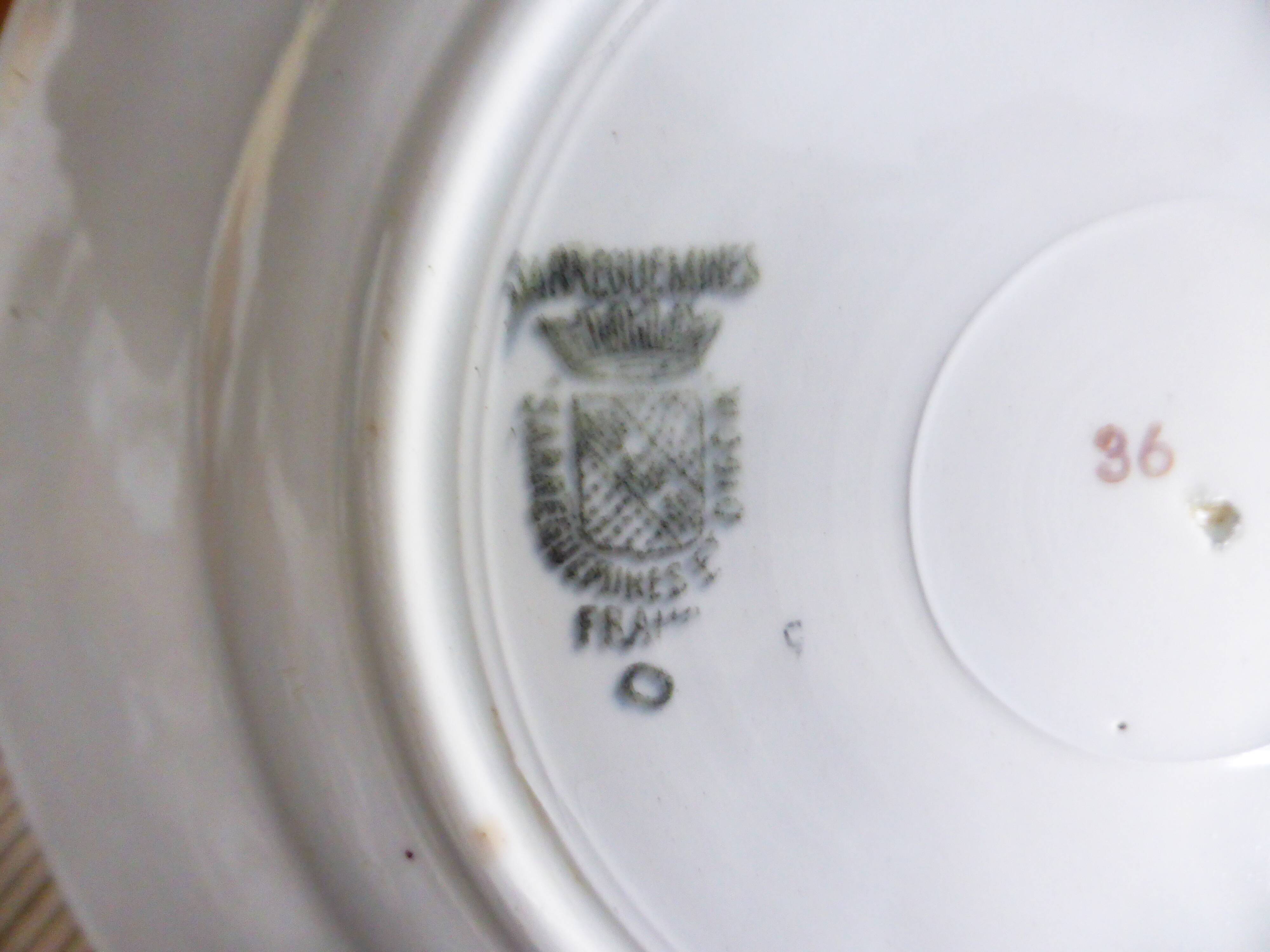 1 dessert plate Digoin Sarreguemines 221221