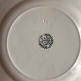 5 assiettes plates - Salins terre de fer